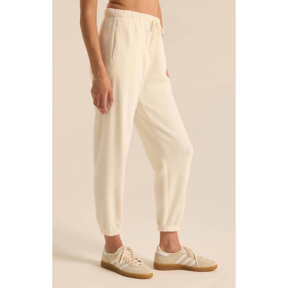 NEW Z SUPPLY unwind reverse fleece jogger in sea salt - Picture 3 of 5